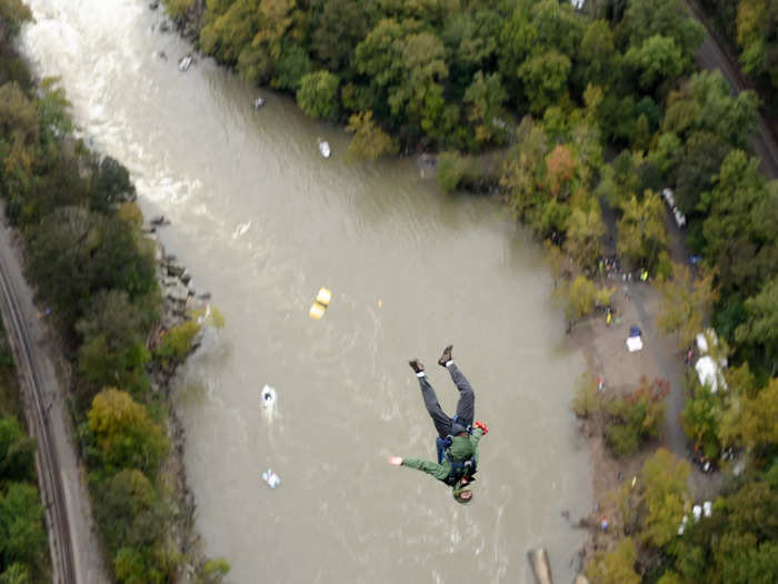 Every year, daredevils from across the world travel to West Virginia to jump from one of its bridges into the gorge below.