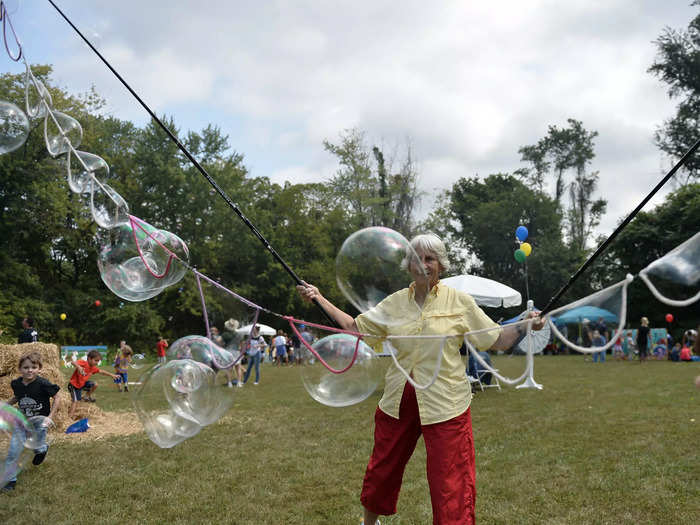 Virginians celebrate fall with a fair held in a centuries-old village.