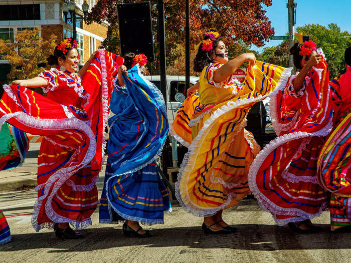 In Kansas, Day of the Dead celebrations parade through the streets every year.