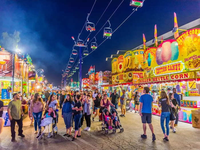 The Arizona State Fair is open throughout most of October.