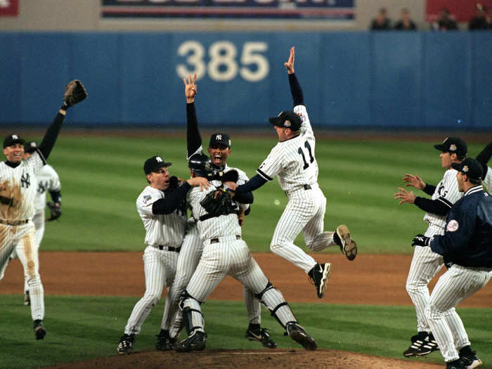 The Yankees beat the Braves again in 1999.