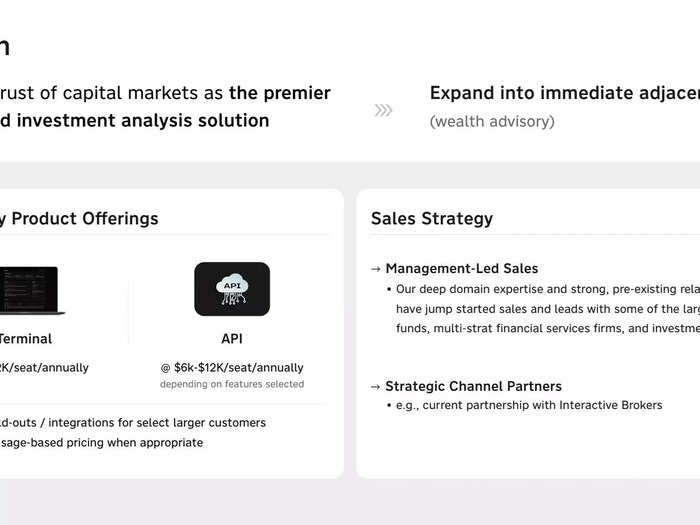 Pitch deck Reflexivity, formerly Toggle AI, used for its Series B