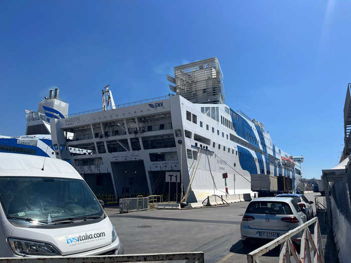 Riding the ferry ended up costing about as much as flying would