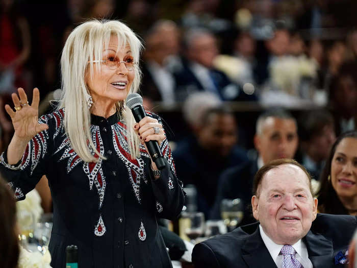 Miriam Adelson, 79, was born and raised in Israel and became a physician specializing in drug addiction.