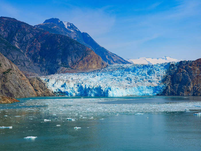 Tracy Arm Fjord and the Sawyer Glacier are worth seeing. 