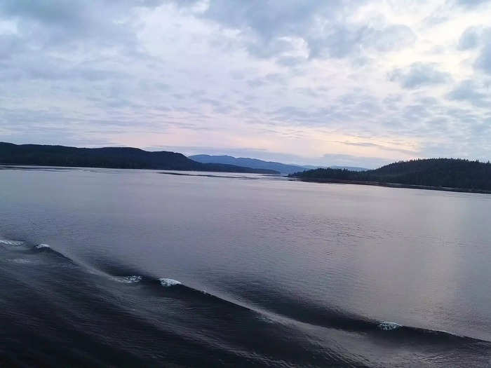 Sailing the Inside Passage is always an exciting spectacle.