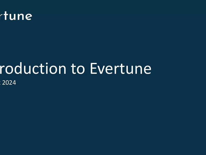 Evertune pitch deck