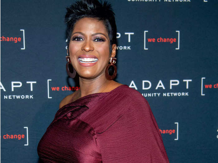 Tamron Hall gave birth to her first child at 48.