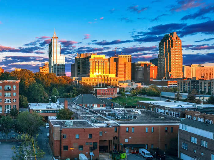 2. Raleigh, North Carolina