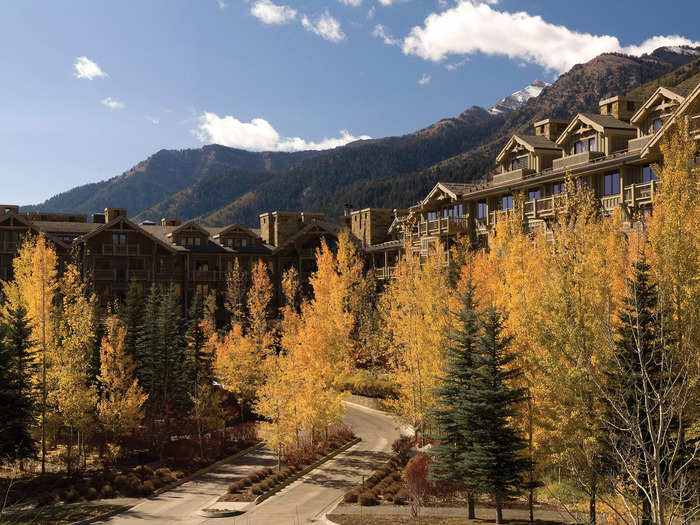 The Four Seasons Jackson Hole is a ski-in, ski-out, five-star hotel. 