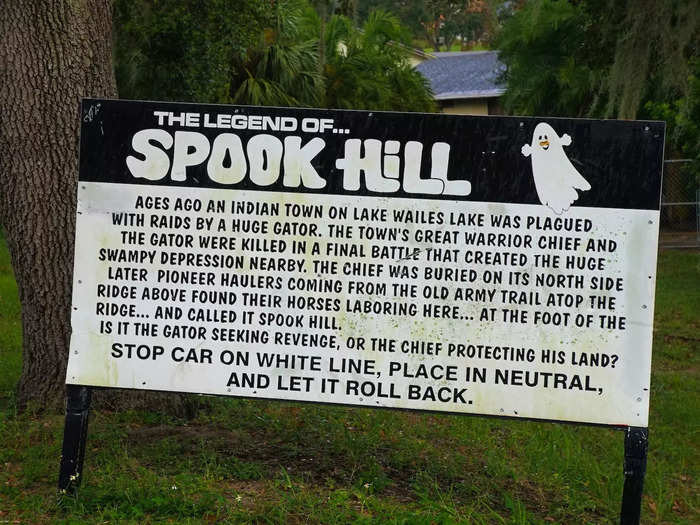 FLORIDA: The gravity-defying Spook Hill