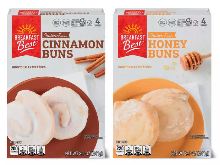 Aldi is expanding its gluten-free offerings with the Breakfast Best honey and cinnamon buns.