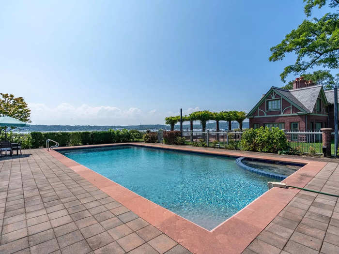 The house also has its own gunite pool.