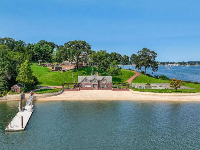 The Beach House sits on a strip of pristine beachfront. 