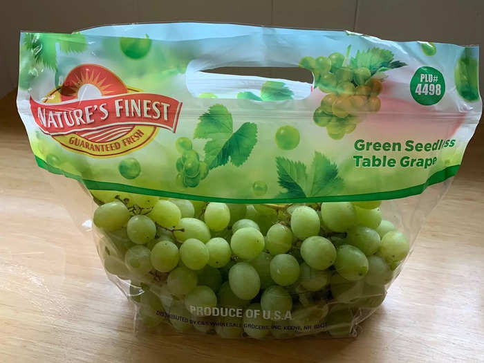 Green grapes: $7.33