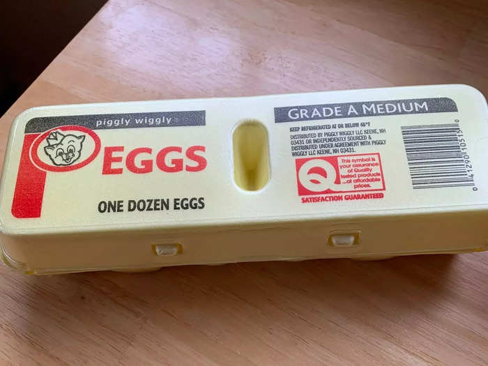 Eggs: $3.29 for a dozen