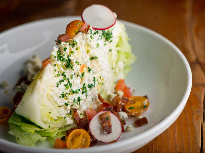 The wedge salad is not my cup of tea.