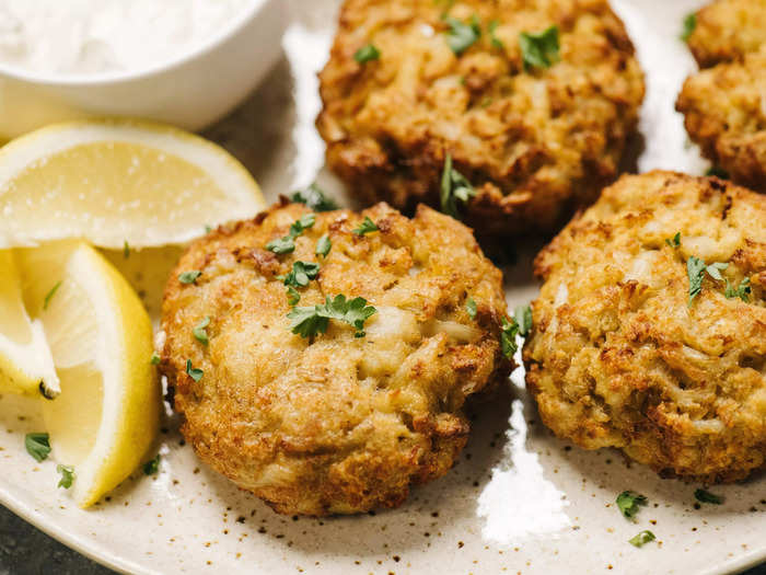 I generally trust the crab cakes at steak houses. 