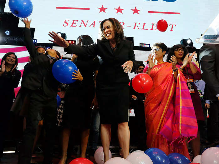 Harris served in the Senate for two years before launching her first campaign for president. 