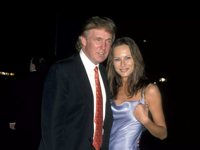 When Melania first started making public appearances in the late 1990s, her style was similar to other models of the day.