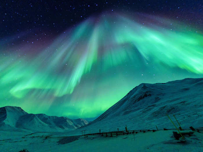 The northern lights in Interior Alaska are otherworldly.