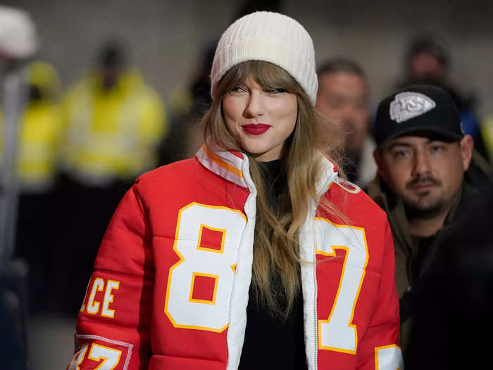 Her custom jacket for the Chiefs