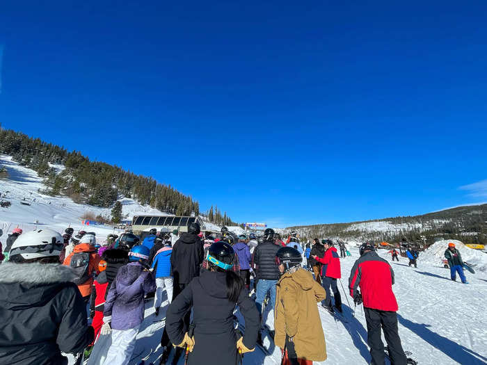 In a statement sent to Business Insider, a representative for Winter Park Resort said that "there are a lot of variables that go into how long you wait or don