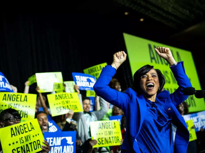 Senator-elect Angela Alsobrooks will be the first Black senator to represent Maryland in Congress.