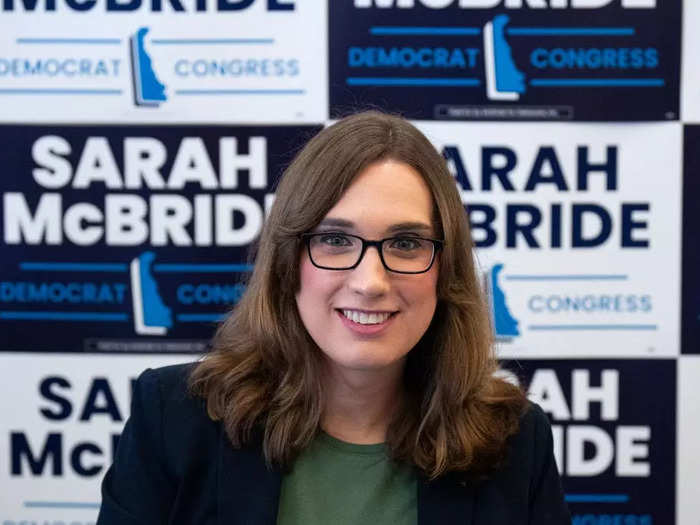 Senator-elect Sarah McBride of Delaware will be the first transgender member of Congress.