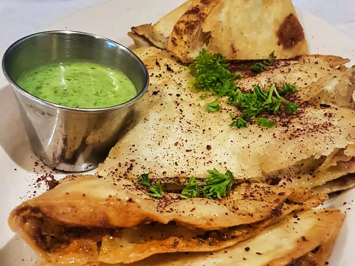 Afghani potato turnovers are known as bolani.