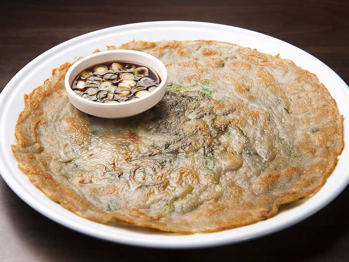 Gamja jeon is a potato pancake from Korea.