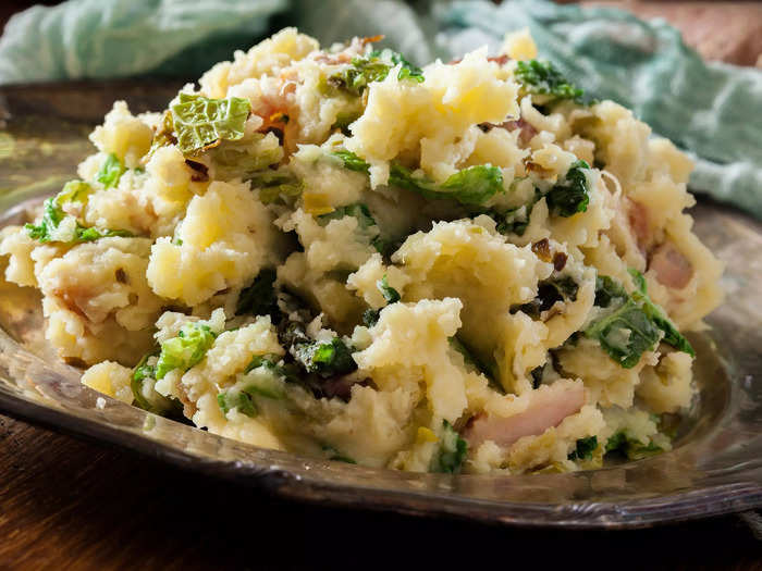 Irish Colcannon is a traditional dish.