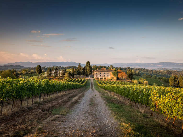 Hiking up mountains in and around Tuscany may be more peaceful in October and November.