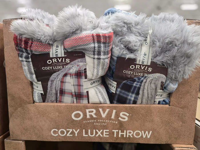 Prepare for colder weather with the Orvis cozy luxe throw.