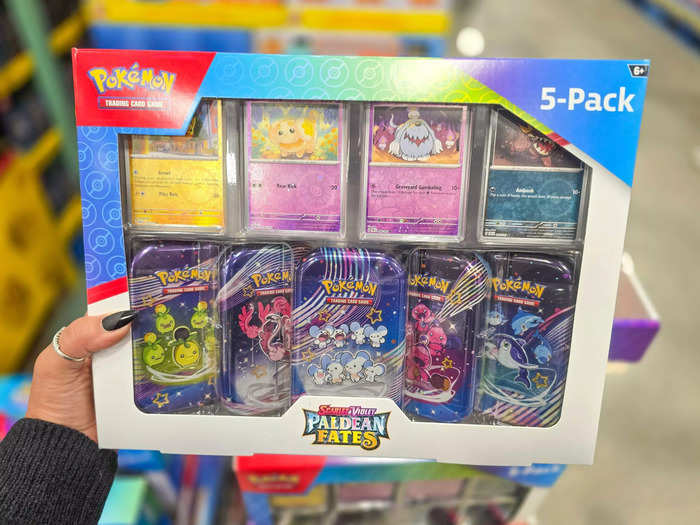 The Pokémon Paldean Fates mini tins and promo cards would be a great gift for the holidays.