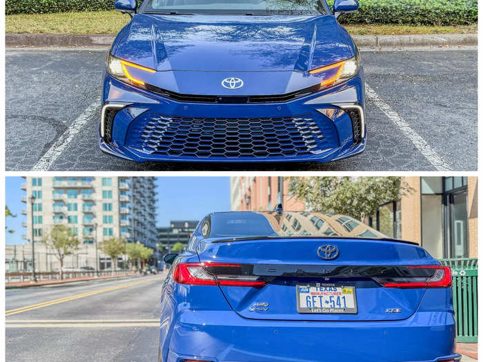 The new ninth-generation Camry gets updated styling courtesy of Toyota