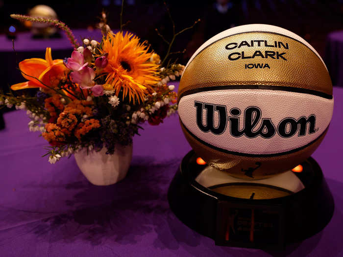 Clark is the first female athlete to have a signature ball collection with Wilson.