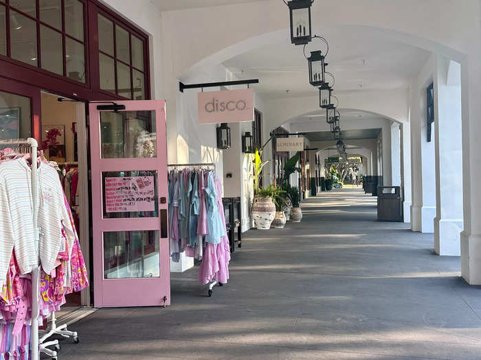 The boutique-filled shopping areas also felt European.