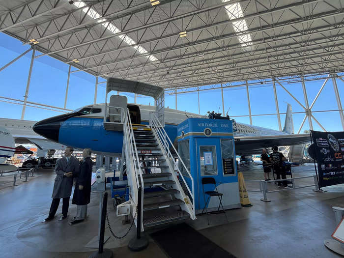 The retired aircraft is on display at the Museum of Flight in Seattle.