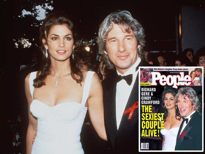 1993: Richard Gere and Cindy Crawford