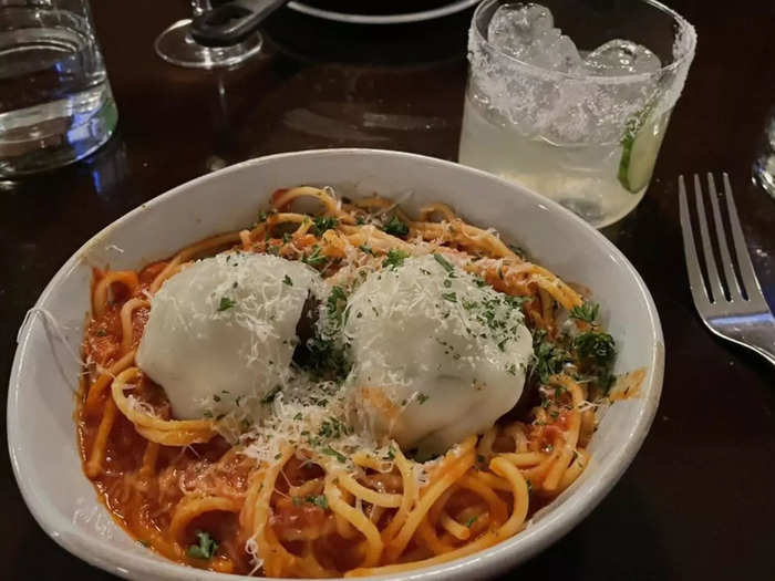 WYOMING: Spaghetti and meatballs at Glorietta Trattoria