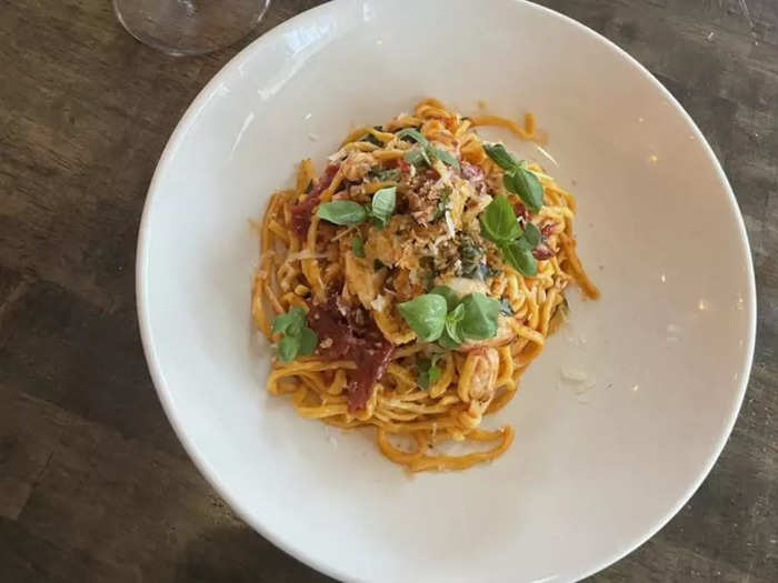 VERMONT: Spaghetti alla chitarra at Mystic 802 in Manchester