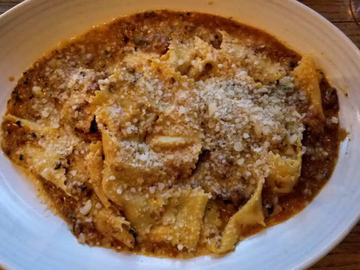 TEXAS: Pappardelle alla Bolognese at Red Ash in Austin