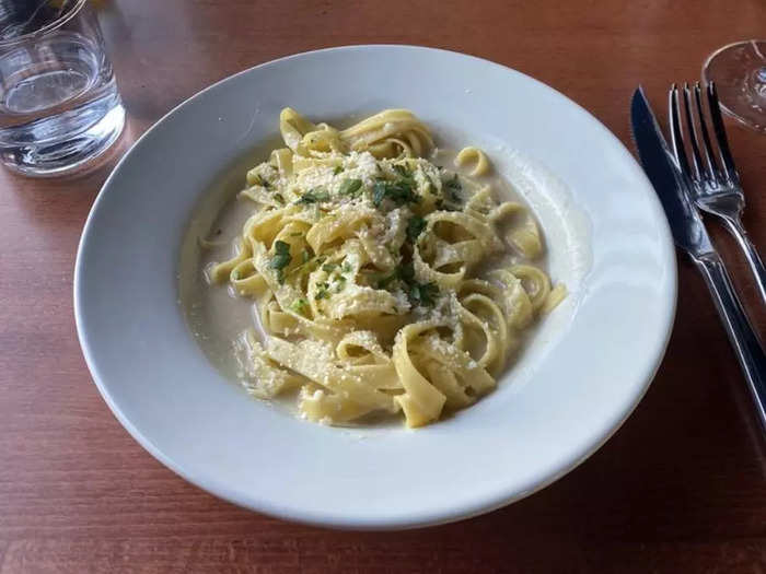 NEBRASKA: Brown-butter fettuccine at Cibo Vino in Omaha