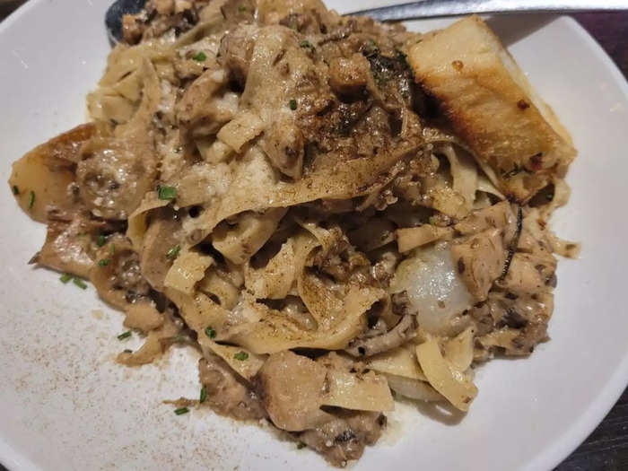 MICHIGAN: Wild-mushroom fettuccine at Pop