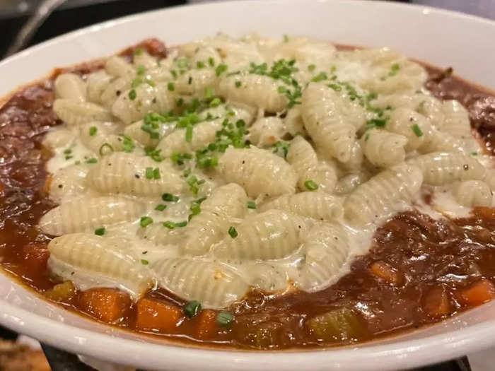 MASSACHUSETTS: Gnocchetti at Ciao! Pizza & Pasta in Chelsea