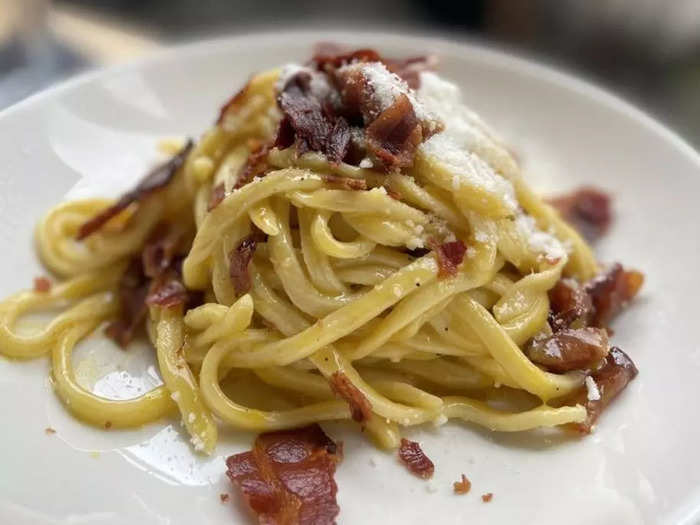 GEORGIA: Pasta carbonara at Forza Storico in Atlanta