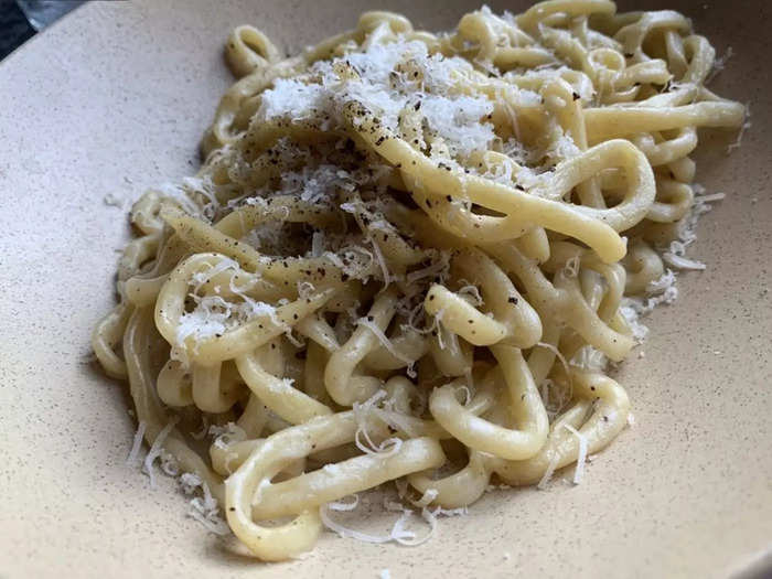 FLORIDA: Bucatini cacio e pepe at Mia