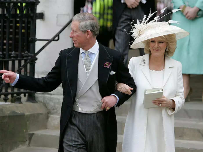 2005: Prince Charles married Camilla Parker Bowles in a civil ceremony at the Guildhall, Windsor, on April 9. The Queen and the Duke of Edinburgh did not attend, although they did host a reception.