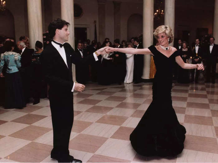 1985: Charles and Diana whipped the US into a frenzy when they visited Washington D.C. At the White House, the princess took to the dance floor with John Travolta.